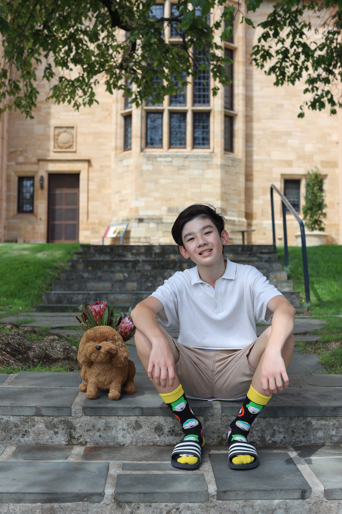 Cavoodle Puppy Animal Planter & Wine Bottle Holder | The Pino Collection