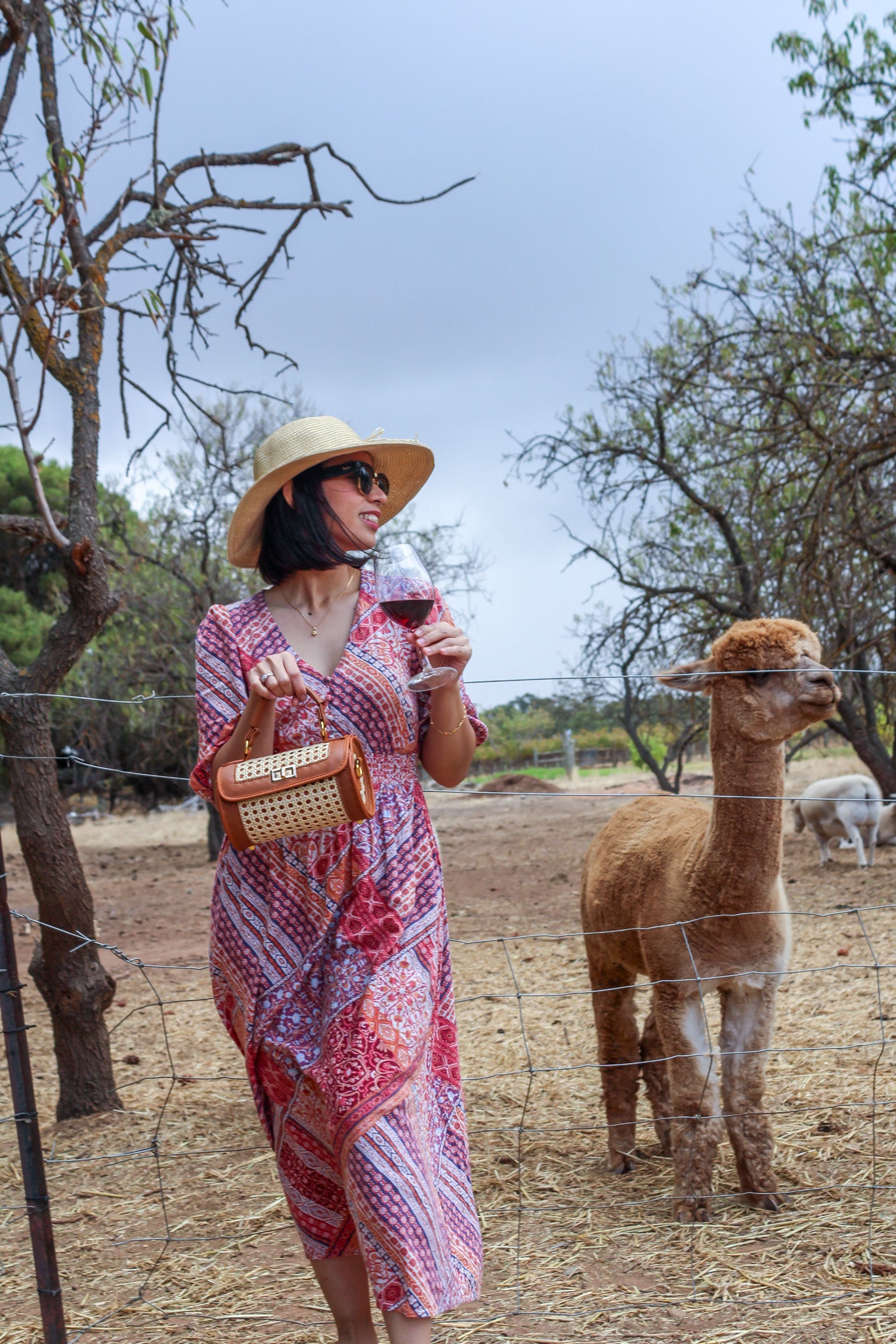 Luna | Solihiya Luxe Handbag (Tangerine) | The Pino Collection
