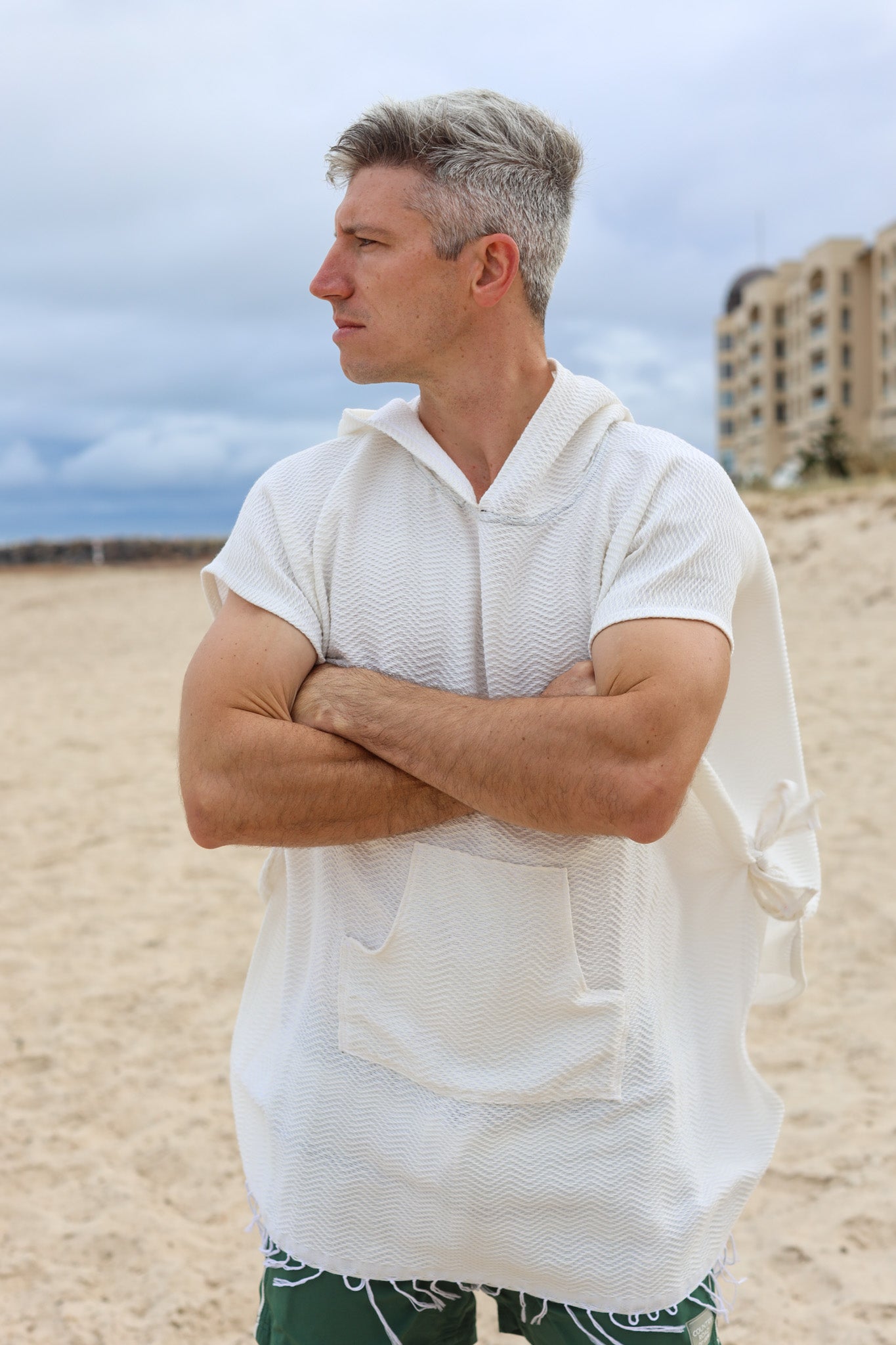 Cream Inabel Poncho | The Pino Collection