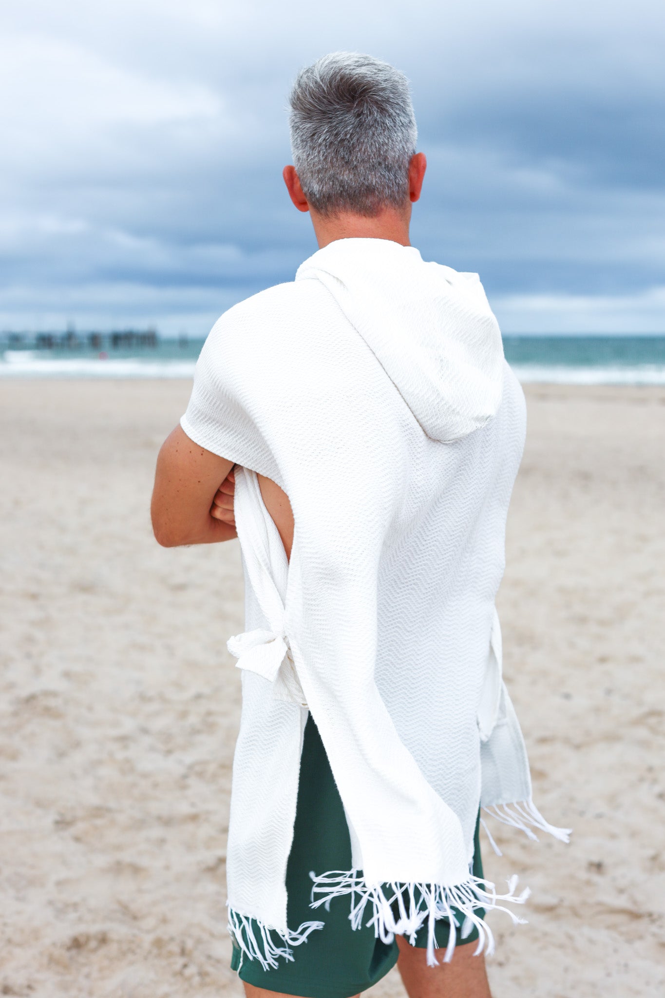 Cream Inabel Poncho | The Pino Collection