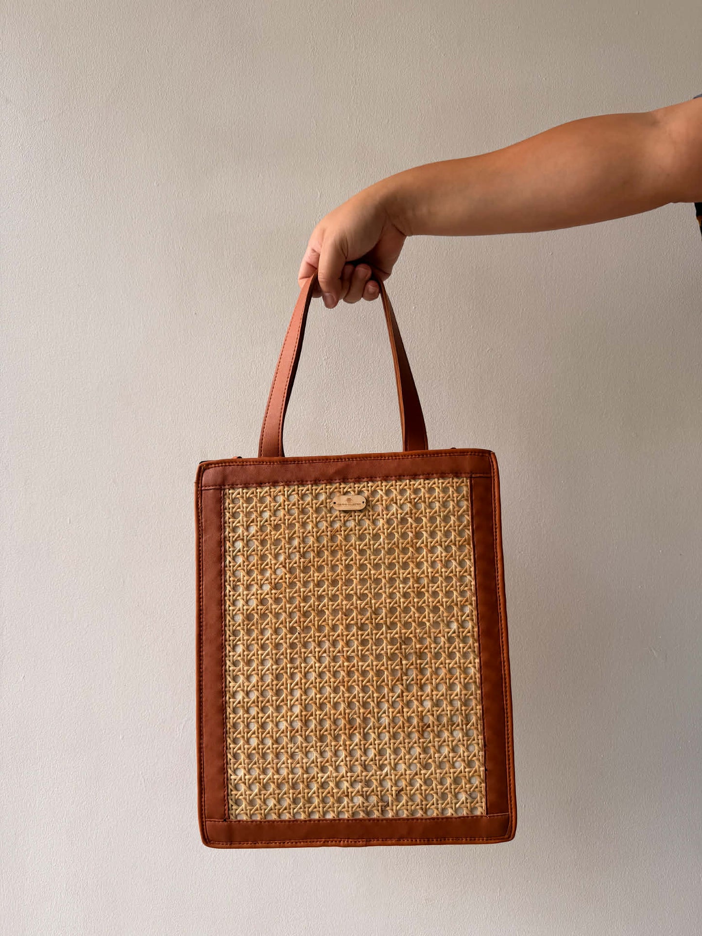 Lakbay (Tan) | Male Rattan Tote Bag