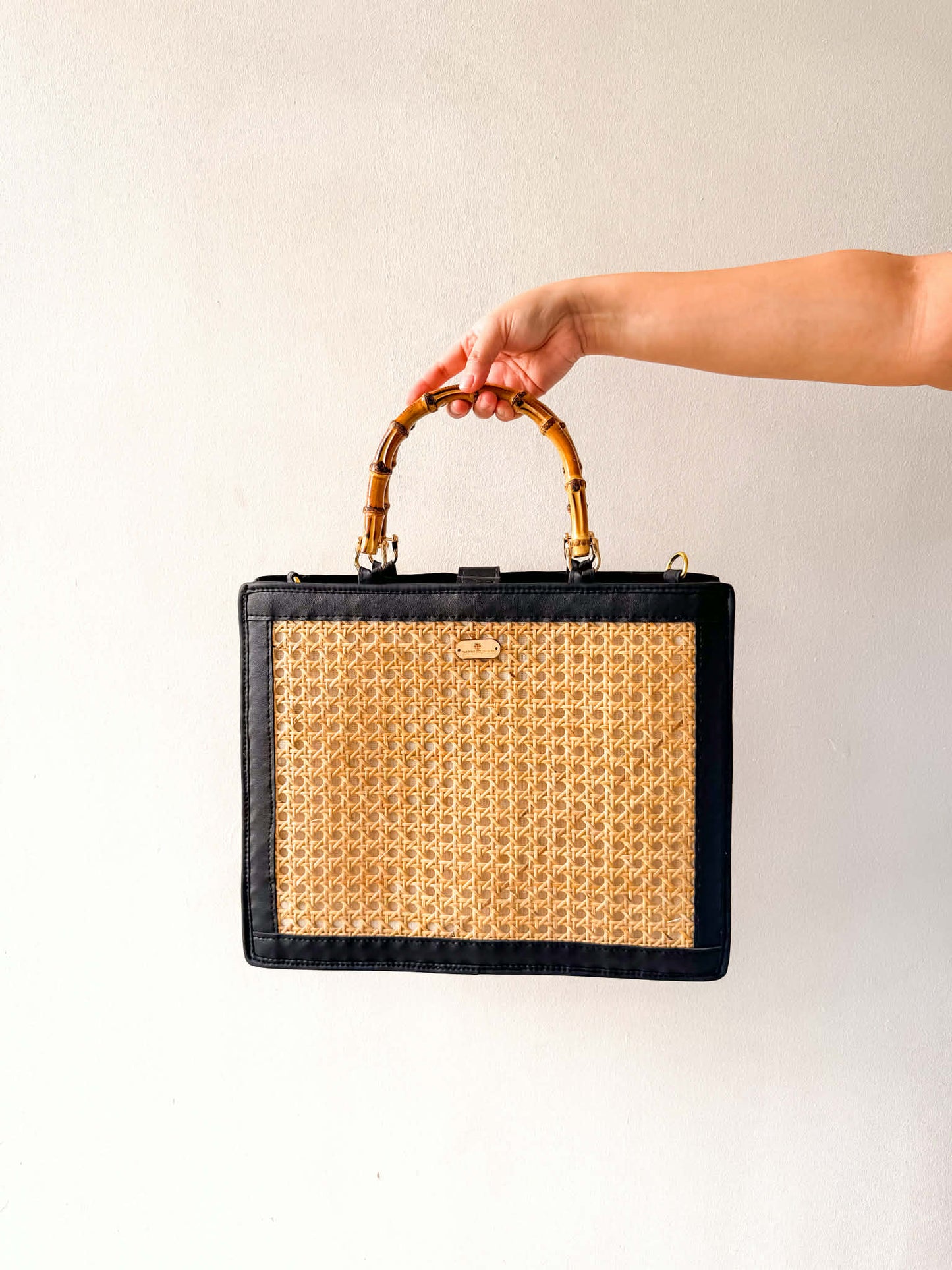 Yari (Black) | Solihiya Rattan Bag
