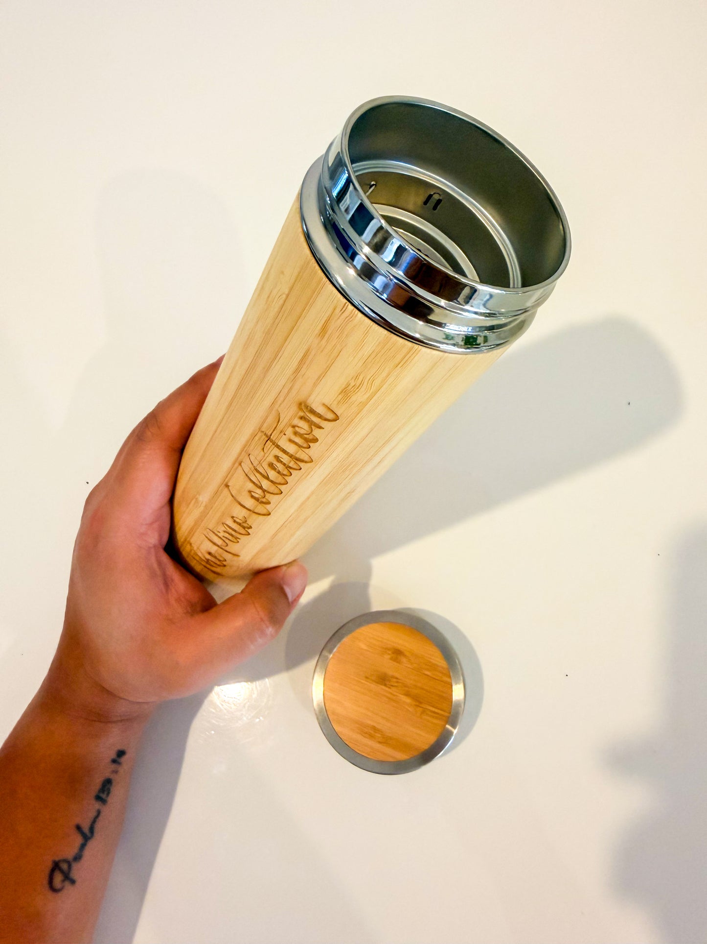 Pino Bamboo Wooden Tumbler (550ML)