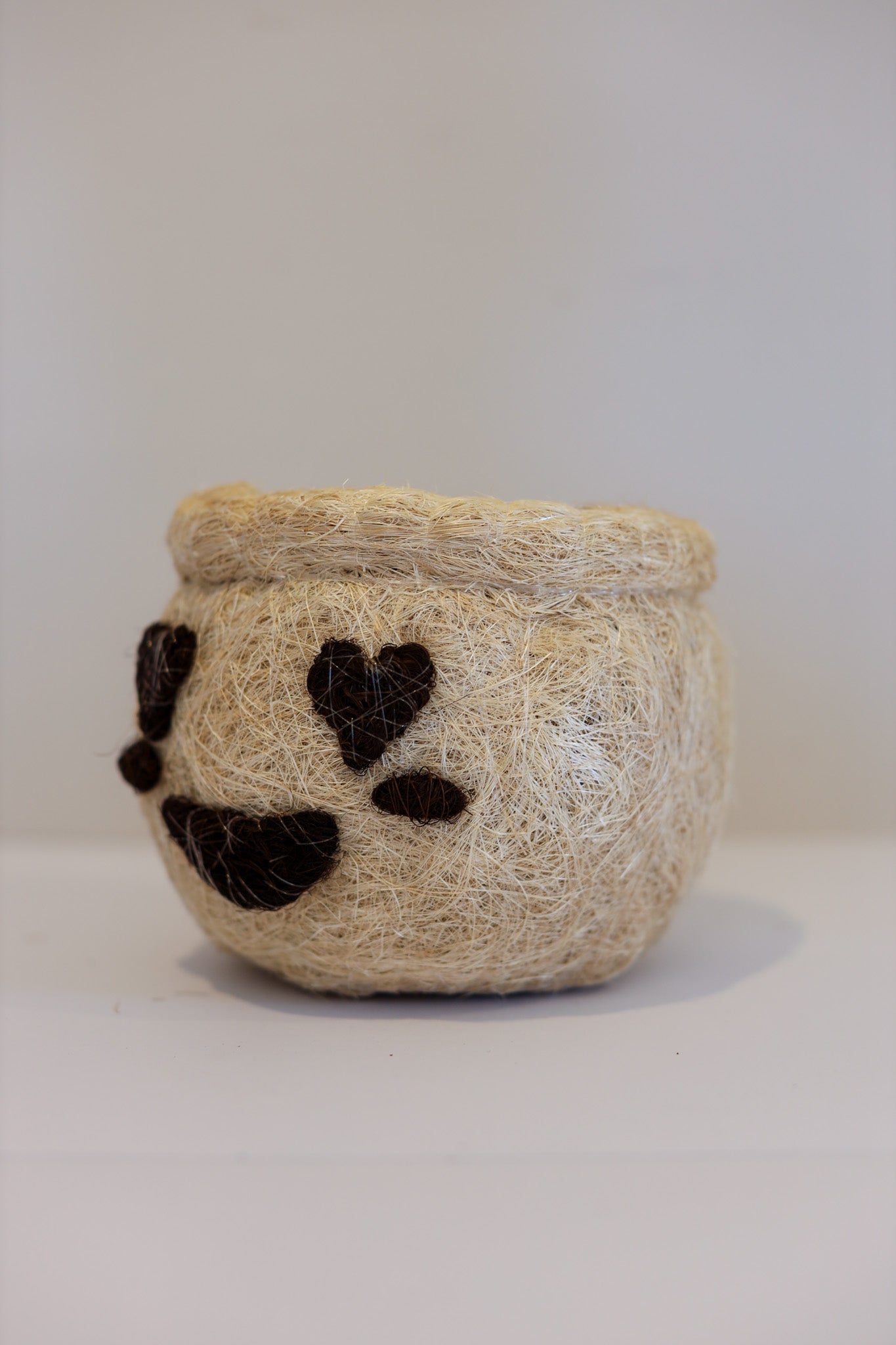 Heart Eyes Emoji - Coco Coir Animal Planter & Wine Bottle Holder | The Pino Collection