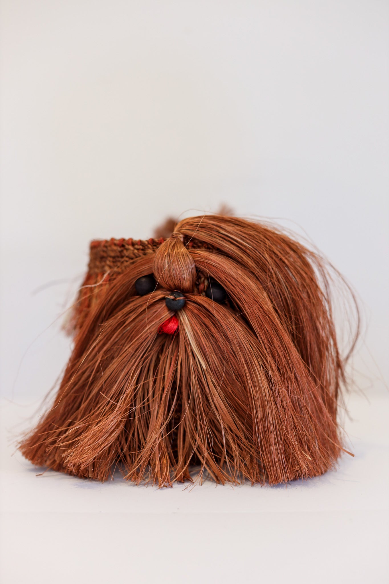 Brown Shih Tzu Puppy Abaca Animal Planter | The Pino Collection