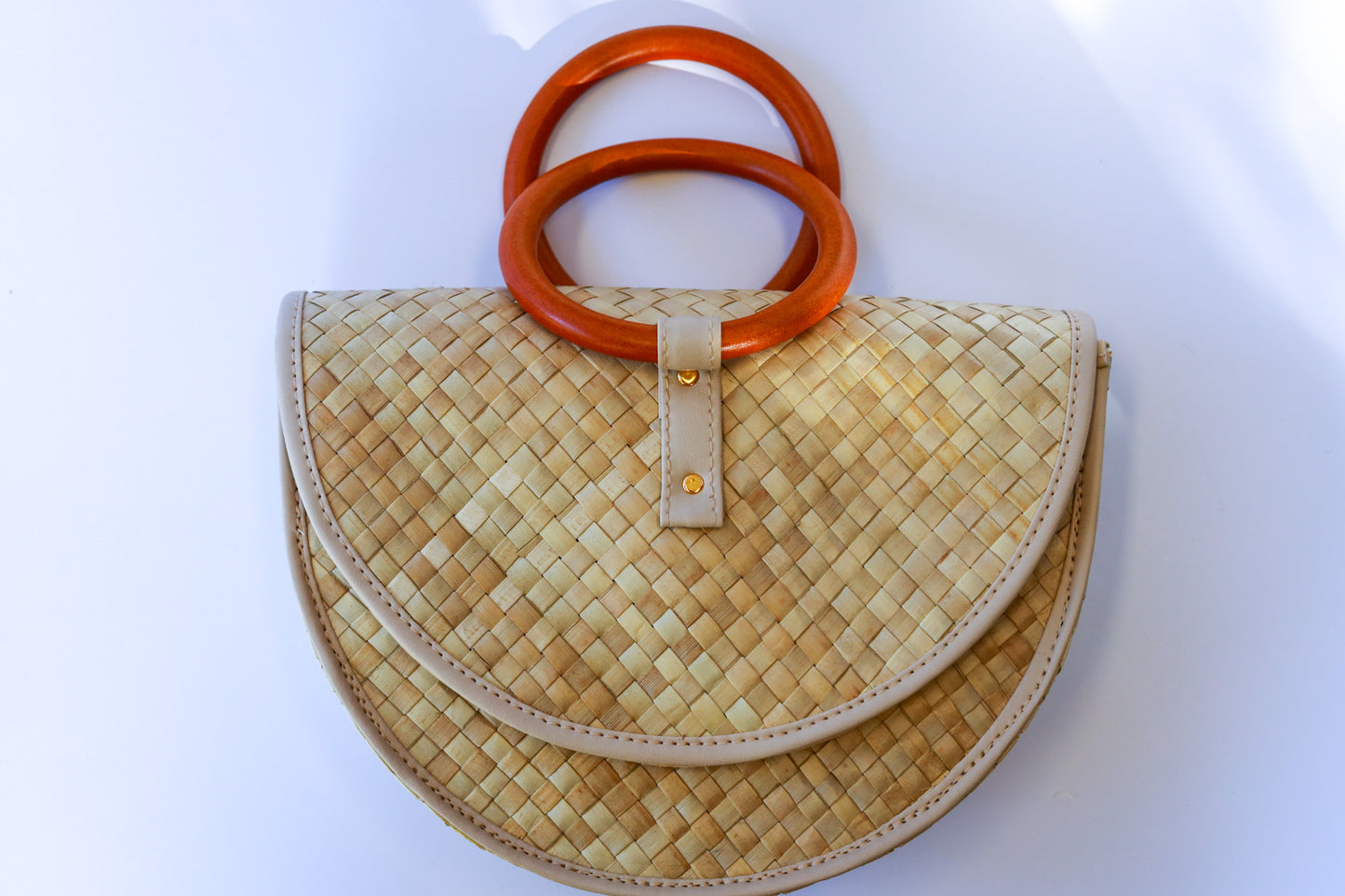 Pandan Leaves Handbag (Cream) | The Pino Collection