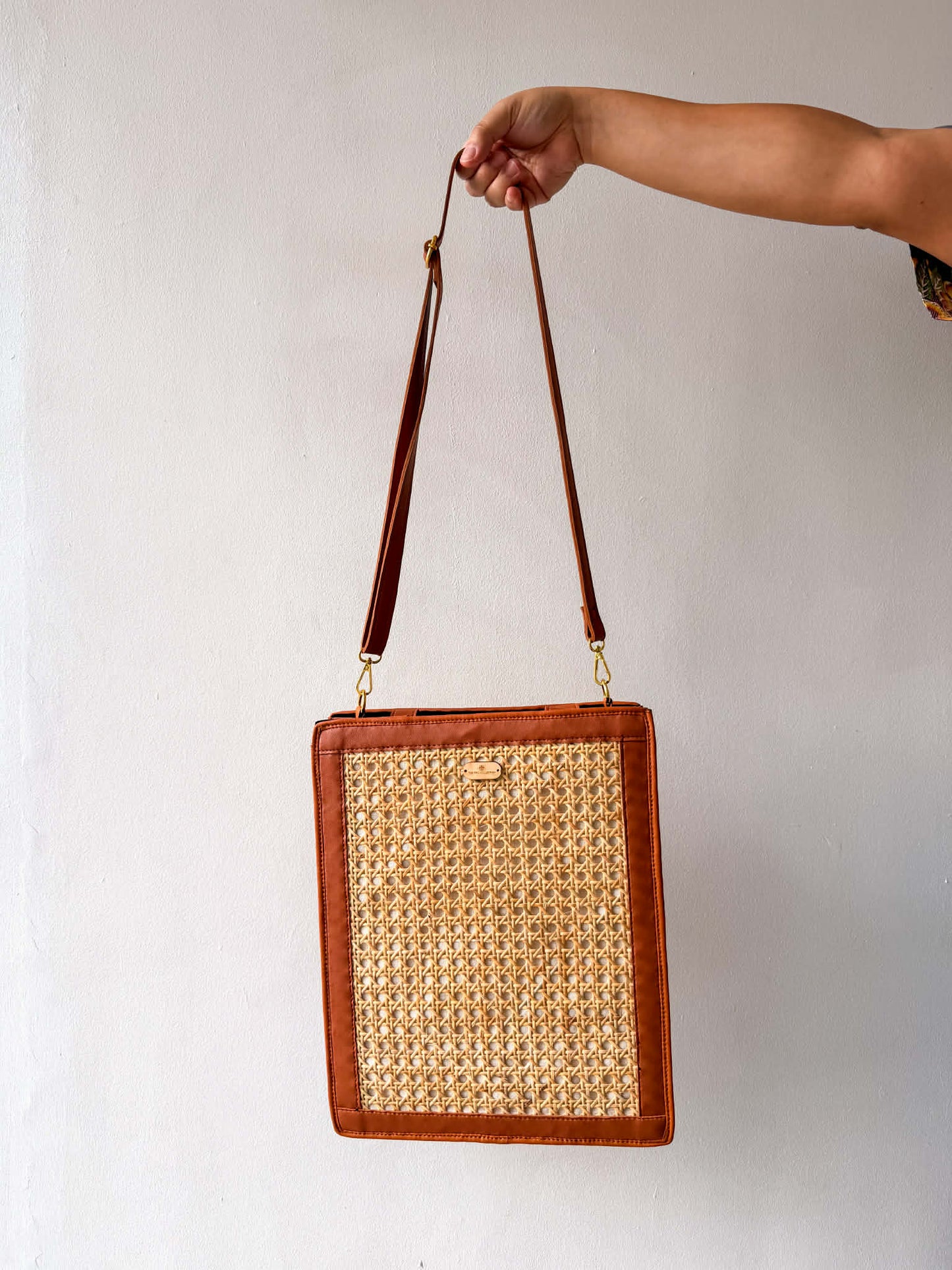 Lakbay (Tan) | Male Rattan Tote Bag