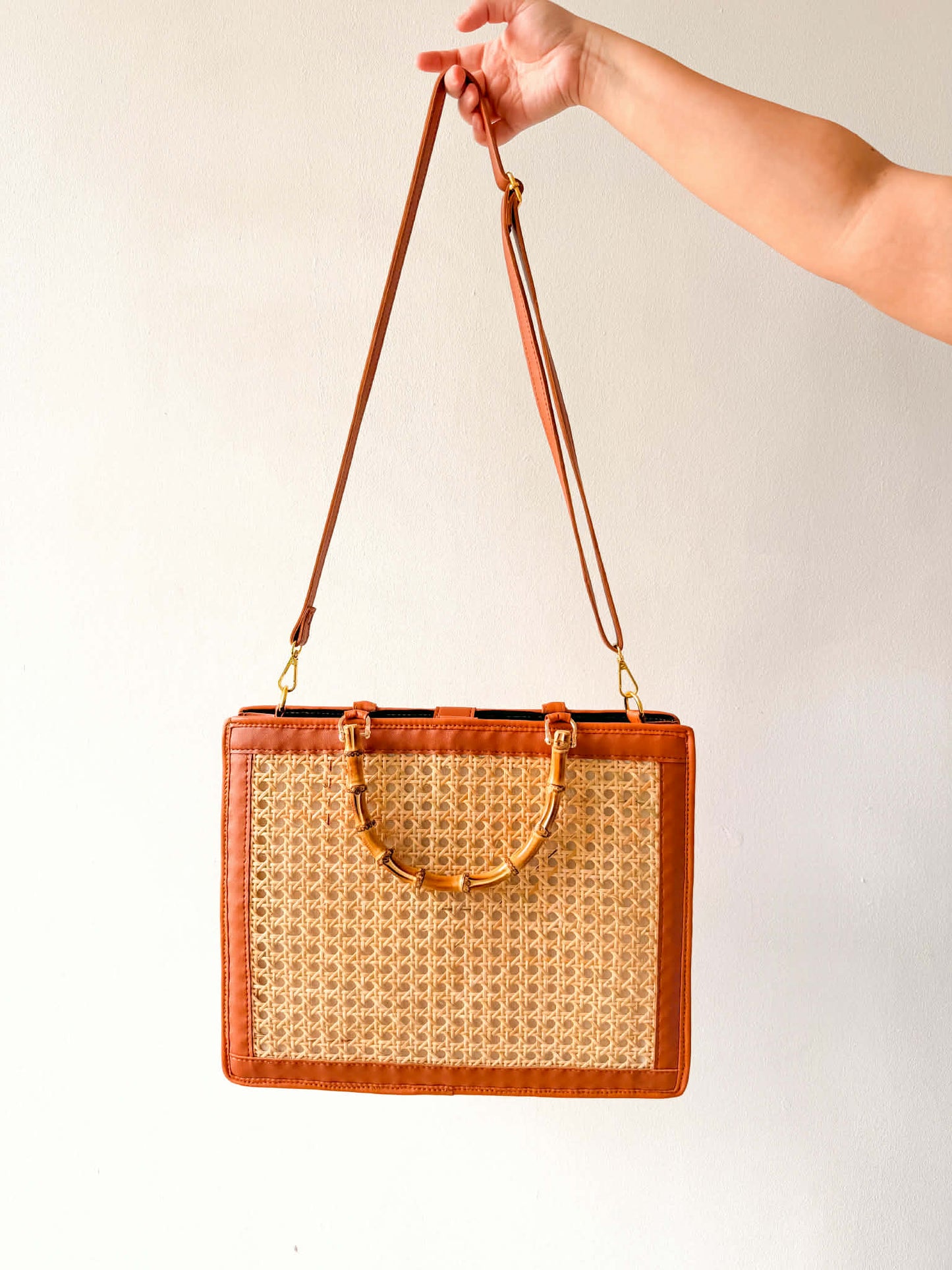 Yari (Tan) | Solihiya Rattan Bag