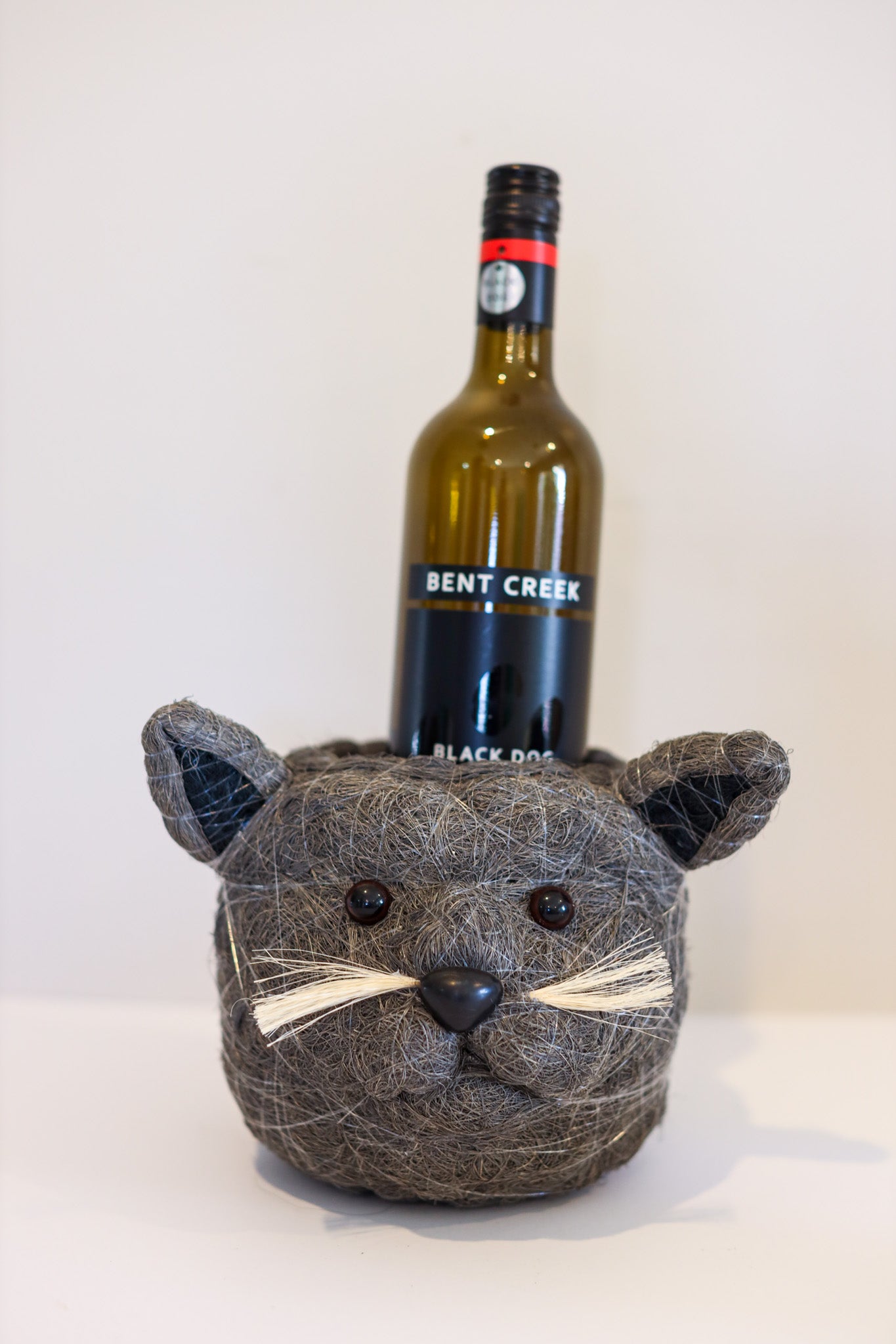 British Shorthair (Cat) Animal Planter & Wine Bottle Holder | The Pino Collection