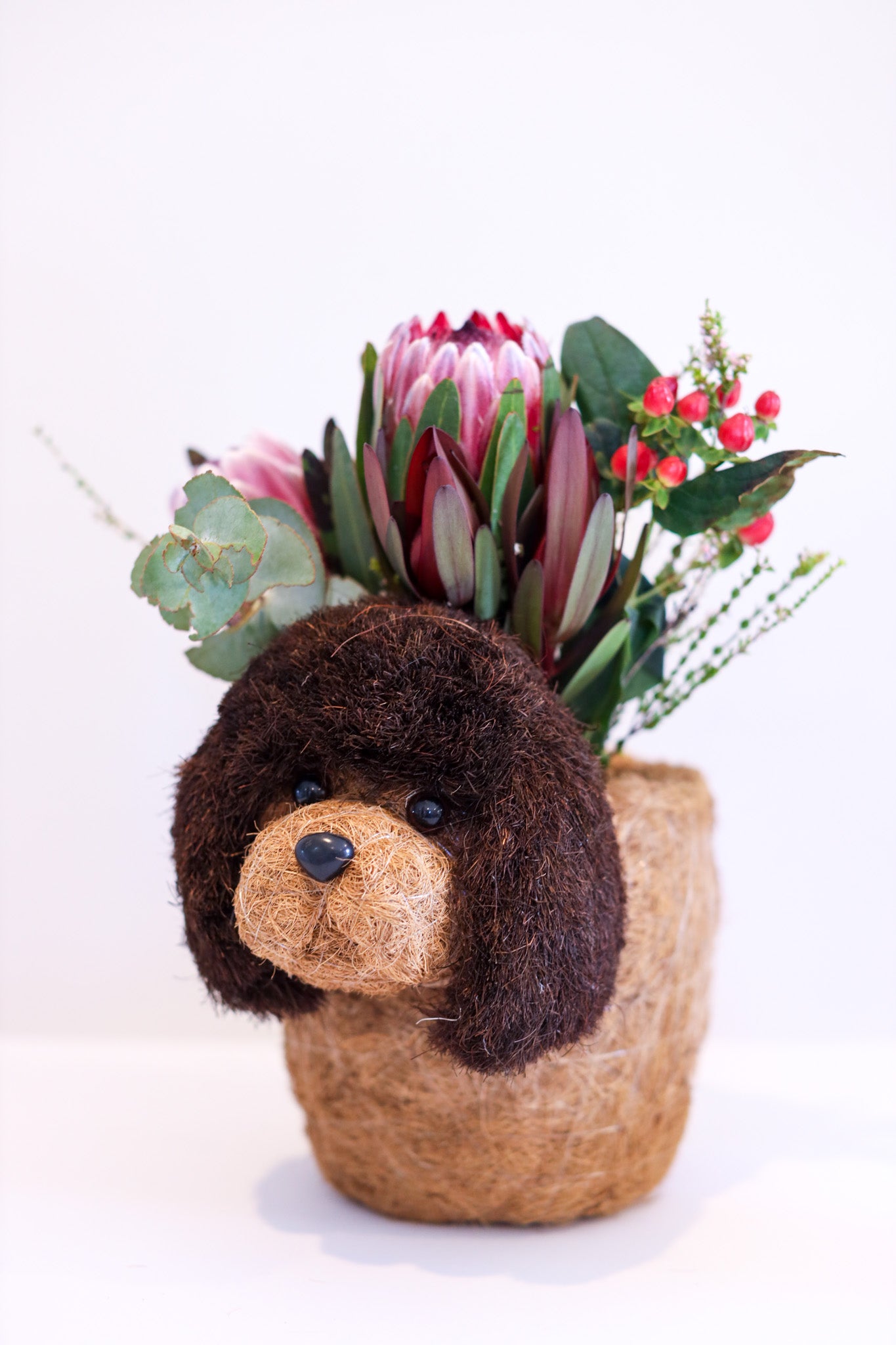 Puppy Animal Planter & Wine Bottle Holder | The Pino Collection