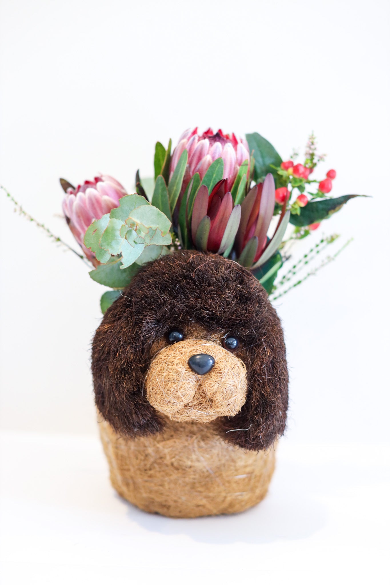 Puppy Animal Planter & Wine Bottle Holder | The Pino Collection